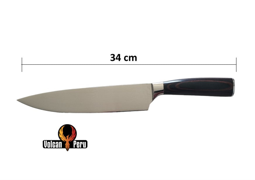 Cuchillo para parrilla medidas